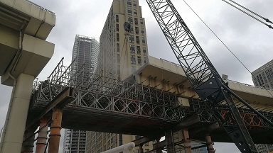 上海贝雷片出租有什么优势？工程临时钢结构租赁方案解析