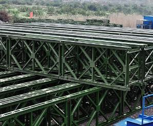 上海贝雷片组装成钢便桥的注意要点！